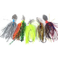 LETOYO 10g 14g 5 Color Baits Bass Fishing Skirt With Spinner Bait Fishing Lure Metal Lure Hard Fishing Lure