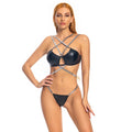 Triangle Bra and G String Panty Set Sexy Lingerie for Women Sheer Mesh Bikini for Special Occasions and Gifts Lingerie Women