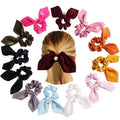 New Design Lady Hair Scrunchies Fashionable Ribbon Scrunchies Women Ponytail Holder Rabbit Ear Hair Ties Ropes Scrunchies