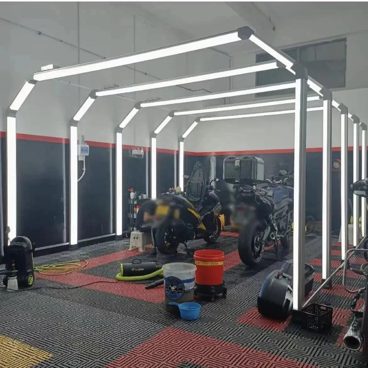 Auto Car Repair Factory Sell Luxury Tunnel Detailing Light Workshop Garage Tunnel Lighting