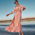 2022 New Style Muslim Dress Islamic Modest Dress with Diamond Beaded Pull Over Dress