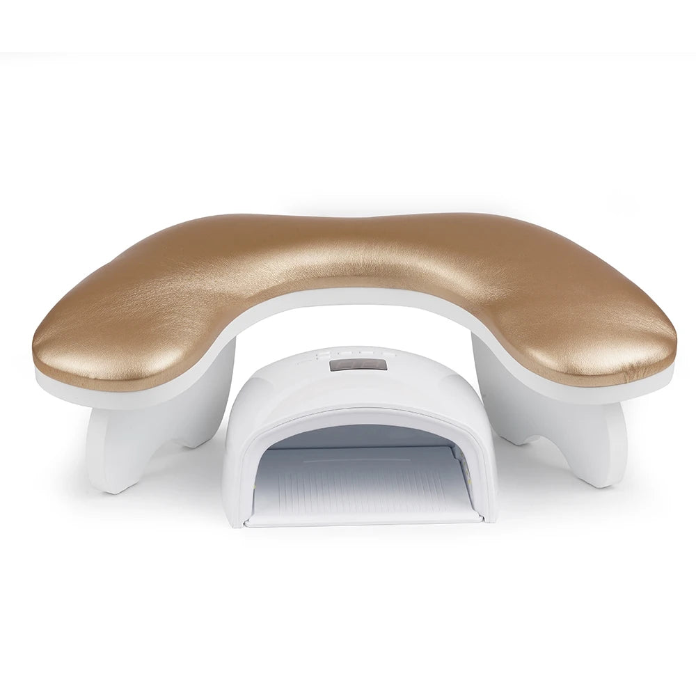 2025 New Design Manicure Butterfly Shape Solid Wood Nail Arm Rest Cushion Hand Pillow for Nail Salon