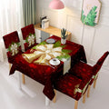 Nicro Original Factory Decorated Festival Party Chair Table Cloth Christmas Cover Supplies Christmas Tablecloth Party Decoration MegaBDM