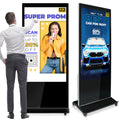 55 Inch Floor Standing Video Playback Digital Signage Full HD Original Screen Poster Kiosk Digital Display for Advertising