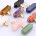 Wholesale Natural Obsidian Tiger Eye Quartz Crystal Handle Healing Crystal Point Cabinet Knobs