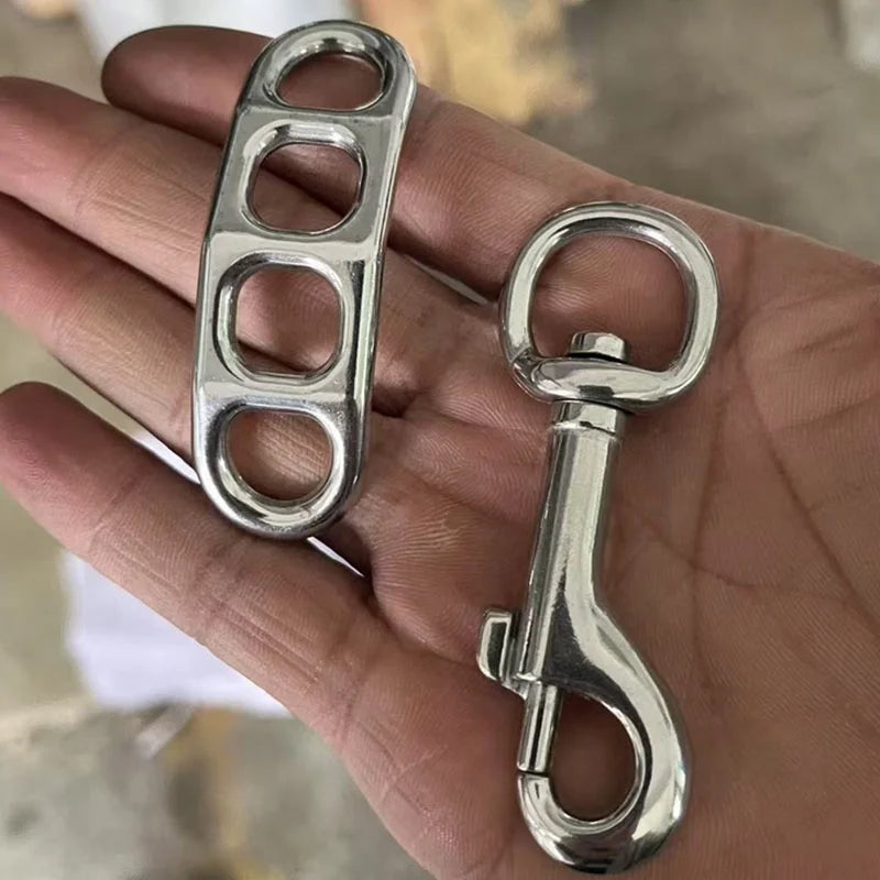Customized Inner Size 11mm 5 Holes Zinc Alloy Steel Dog Collar Adjuster Adapter