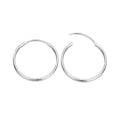 Minimalist Titanium Jewelry 316L Stainless Steel 14K Gold 25MM Hoop Earrings