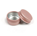 Empty Metal Aluminum Cosmetics Jar Food Grade Custom Rose Gold Aluminum Tin Pot for Hand Cream