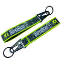 Promotional Gift Item Fabric Key Holder Cars with My Own logo Motorcycle Key Rings Carabiner Keychain