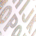 Capital Alphabet Rhinestone Letter Patches Iron on Hotfix Glass  Iron on Letter Rhinestones
