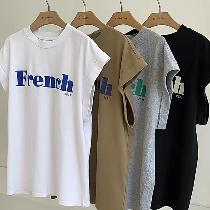 Loose-fit Women's T-shirts Cheapest T-shirt for Women Best Sale Short-Sleeved Tee