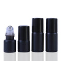 Wholesale Envases Para Desodorante 1ml 2ml White Black Color Vial Sample Deodorant Min Roll on Bottle 3ml