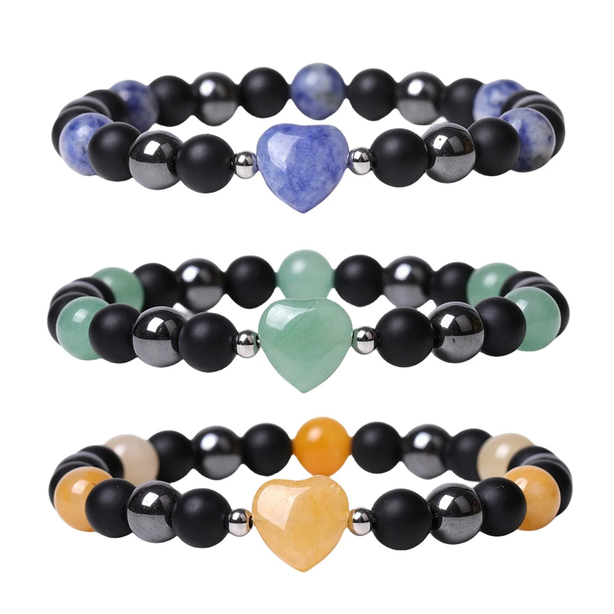 Manufacturer Direct Sale Trendy Handmade Beaded Bracelet Natural Gemstone Bangle Fashion Jewelry Gift for Women Bulk Wholesale