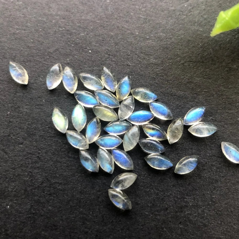 Factory Custom Rainbow Moonstone Faceted Star Shape Loose Gemstone Natural Blue Colored Gems with Color Change Optical Effects