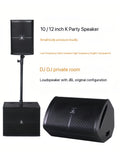 10/12\" Party Bar Audio Sound Equipment Set with 18-Inch Subwoofer for Villa Home Parties
