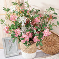 O-X802 Wholesale Silk Flowers for Table Centerpieces Long Stem Flores Artificial Flowers White Flowers for Decor Wedding