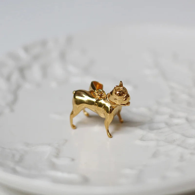 Olivia Stainless Steel Dog Pendant Various Animal Flower Charm Cross Mary Necklace Women Men North Star Jewelry