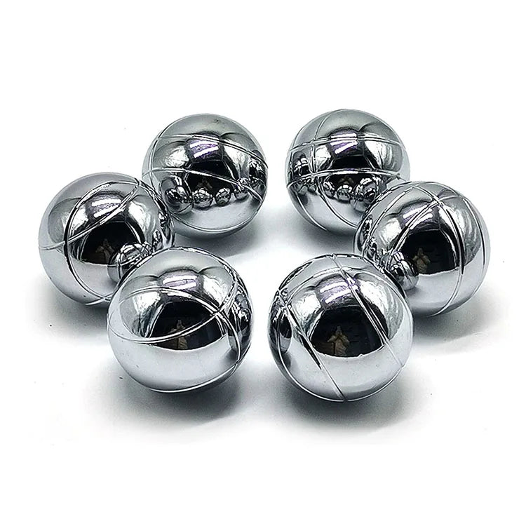 Wholesale Stainless Steel Petanque Balls Set Squash Game Boule Metal Boules Set