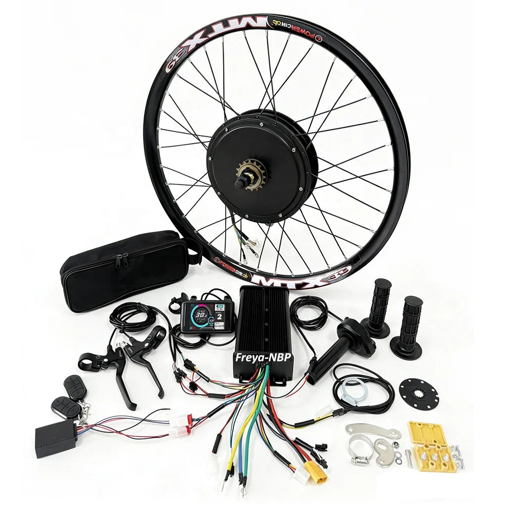 AU/UK Stock MTX Wheel 26" 27.5" 29" 72V3000W 80A XT90 Sine Wave UKC1 surron Electric Bike Bicycle Hub Motor Conversion Kits MegaBDM