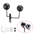 Motorcycle Helmet Wall Mount Holder Heavy-Duty Steel/ABS Universal Fit for Full Face/Off-Road Helmets Anti-Scratch
