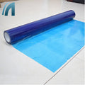 Customized Blue Clear PE Plastic Adhesive Film Anti-Scratch Moisture-Proof Dust Protection for Floors Soft Blow Molding Process