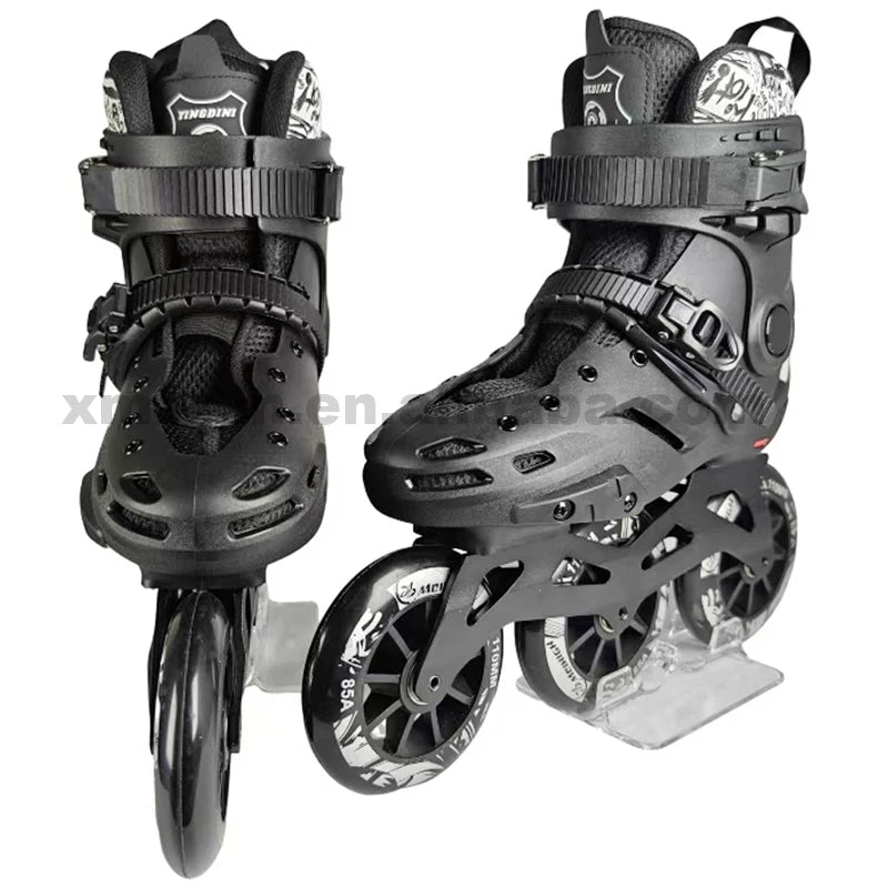 2025 Fengquan Inline Skate Shoes Freestyle Skating Shoes Slalom Roller Skates With CNC Aluminum Frame for Adults Skaters
