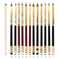 Factory Price Classic Design 1/2-pc Uni-Lock Joint 13mm Tips Maple Wood 58inch Billiard Pool Cue Stick MegaBDM