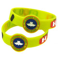 Promotional Gifts Event 1 Inch Silicone Waterproof Debossed Color Fill Wristbands Watch Shape Custom Design Bracelet