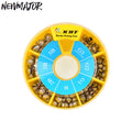 NEWMAJOR Lead Casting Sinkers 0.2g-1.7g Eco-Friendly Multi-Sizes Fishing Weights for Carp Fishing in Reservoir Pond