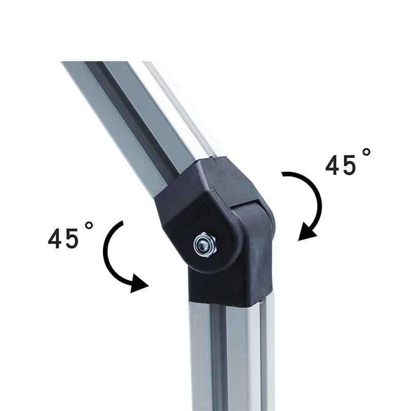 China Supplier ML-1015+1021-10  Odm Oem Pivot Joint for Aluminum Profile Child Bike Scooter Industry 40*40 4040