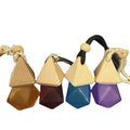Hot Sale Beautiful a Lot of Shapes 8ml Car Glass Bottle air Freshener  Perfume Hanging with Wooden Cap