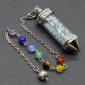 Crystal Crafts HUIYING Welcomed style Energy Crystal Wishing Bottle Balancing Healing Meditation Pendulum wholesale for decoration