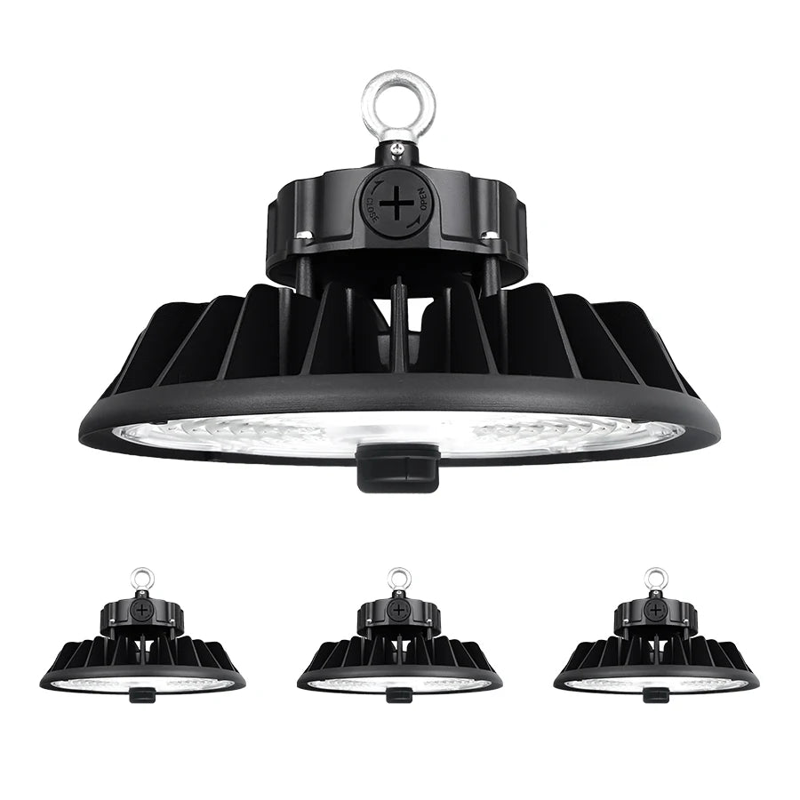 IP65 Commercial Lighting 100W-120W-150W Switchable Round UFO 3500K-4000K-5000K 3-CCT Selectable LED High Bay Light