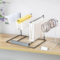 Small Table Top Jewelry Rack for Ornaments Lipstick Key Chain Necklace and Earring Display Pendant Shop Display Stand