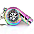 Wholesale Custom Advertising Gift Nos Spinning Turbo Keychain With Sound