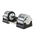 Cast Iron Adjustable Dumbbell for Men and Women Black Dumbbell for Home Gym Workout Fitness Fast Adjust by Turning Handle