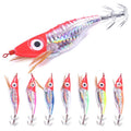 10cm/9g Squid Jig Fishing Lure Hard Plastic Octopus Cuttlefish Luminous Squid Jig