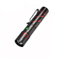 Aeternam White Laser Power Display Zoomable Pen Clip Waterproof Rechargeable Usb Led Tactical Torch Lantern Outdoor Flashlight
