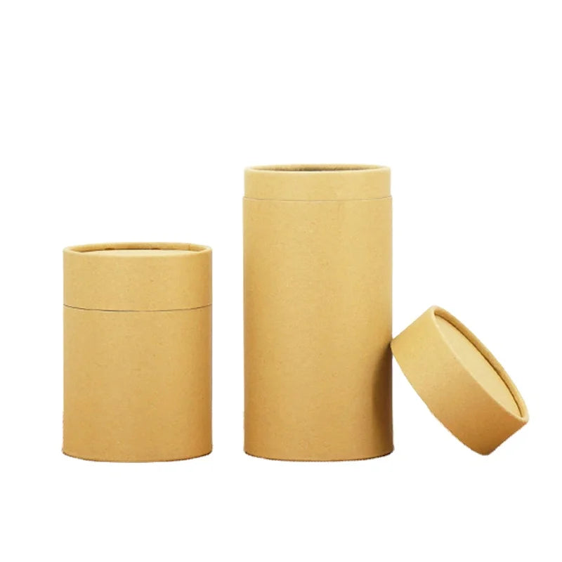 Star Packing Unique Small Kraft Custom Luxury Spices Packaging Side Open Cardboard Round Gift Jewelry Paper Box Tube