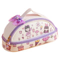 Cute Fashion Junior High School Girls PU Material Water Resistant Zipper Closure Soft Handle Large Capacity Portable Durable