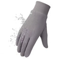 Custom Windproof Outdoor Sports Cycling Men Thermal Warm Touch Screen Gloves for Winter