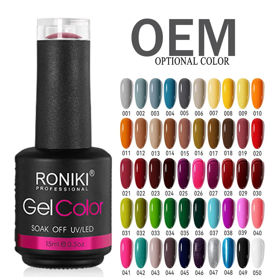 308 Colors Professional Nail Supplies Soak off Gel Polish Custom Private Label Color Uv/led Lamp Uv Lasting Nail Polish