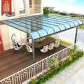 Outdoor Rain Sun Awning for House Gazebo Polycarbonate Sheets Aluminum Canopy Cover Awning