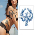 Semi-Permanent Waterproof Juice Herbal Tattoo Stickers Long-Lasting Half Arm Leg Decals Temporary Feature