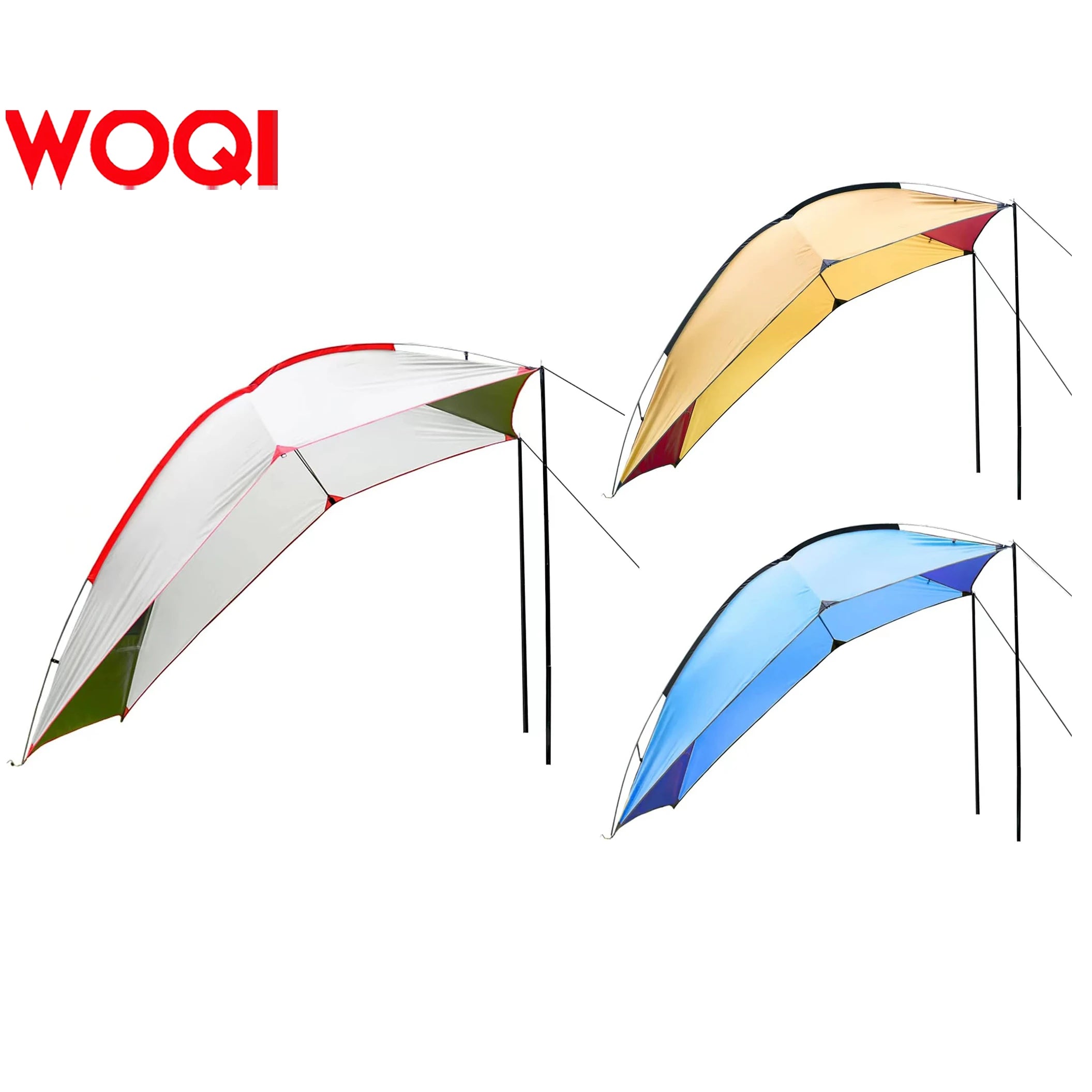 WOQI Portable Waterproof Car Tent Outdoor  Camping Shed