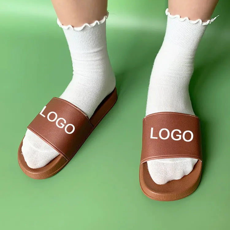 2025 Factory Custom Colorful Unisex Beach Summer Comfortable Soft Anti-slip PVC Slides Slippers Sandals for Men