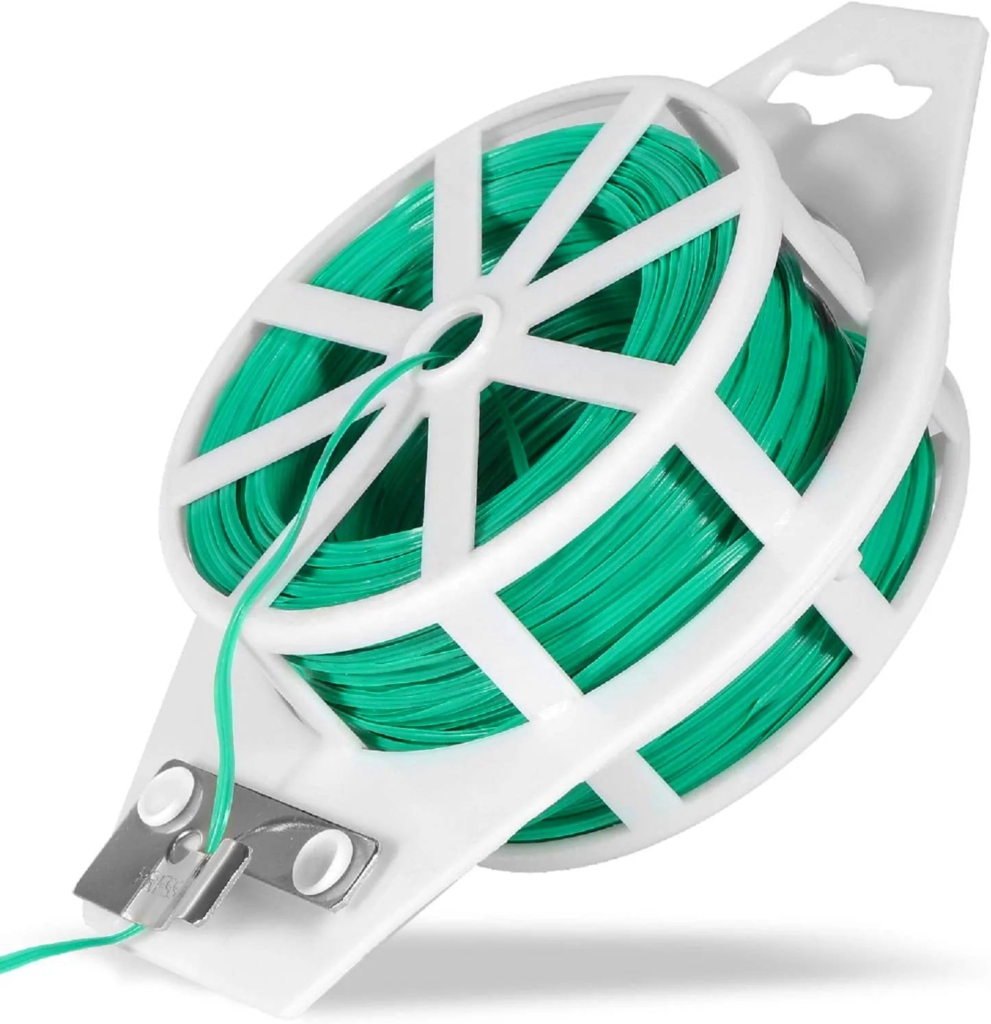 Garden Accessories Modern Green Multi-Function Sturdy Plastic Garden Plant Twist Tie with Cutter
