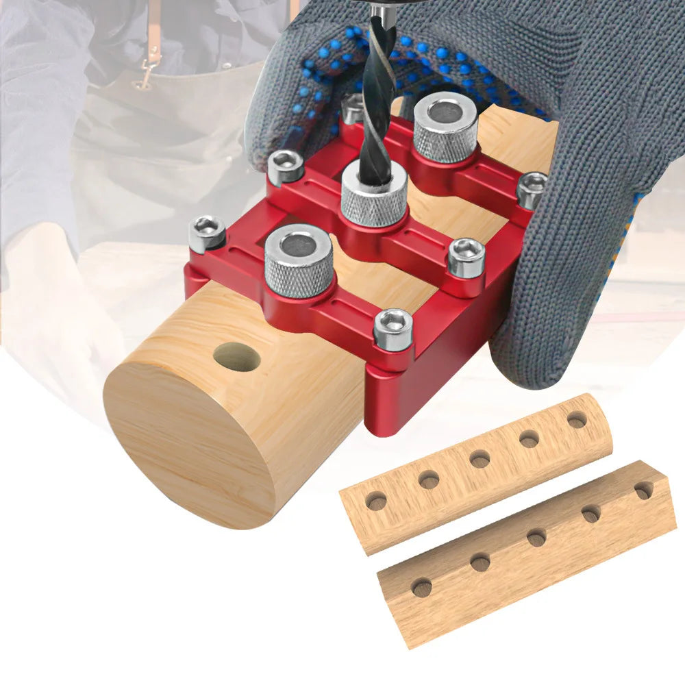 Woodworking Self Centering Dowelling Jig Woodworking Joinery Hole Drill Guide Wood Dowel Hole Positioner Locator