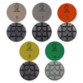 TAISHAN Brand Diamond Polishing Pads Dry Use for Very Hard Concrete Floor 3 Inch and 4 Inch Size With 10 mm Grinding Thickness