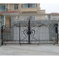 2310x4000mm Custom Hand Forged Main Ornamental Wrought Iron Driveway Gate